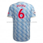 Billige Manchester United 2021-22 Fotballdrakter Paul Pogba 6 Bortedraktsett Kortermet..